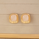 Colorful Acrylic Square Stud Earrings For Women Minimalist Daily Wear