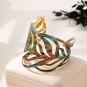 YLC-SL-2053 colorful bracelet Peacock Print Bracelet For Women - Creative Street Party Jewelry