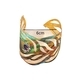YLC-SL-2053 colorful bracelet Peacock Print Bracelet For Women - Creative Street Party Jewelry