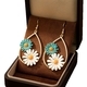 YLC-ES-2122 colorful earrings Enamel Daisy Earrings For Women Summer Beach Vacation Jewelry