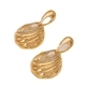 YLC-ES-2328 Gold Earrings Minimalist Geometric Teardrop Inlaid Earrings For Women