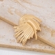 YLC-XZ-2408 Gold Brooch Irregular Embossed Brooch For Women Elegant Business Wear