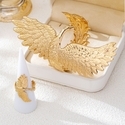 YLC-TZ-2471 Gold Set Phoenix Bracelet And Ring Set For Women