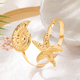 YLC-BH-2004 Gold Armband Creative Shell Starfish Armband For Women Summer Beach Wear