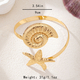 YLC-BH-2004 Gold Armband Creative Shell Starfish Armband For Women Summer Beach Wear