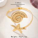 YLC-BH-2004 Gold Armband Creative Shell Starfish Armband For Women Summer Beach Wear