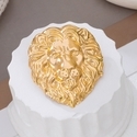 YLC-XZ-2523 Gold Brooch Personalized Lion Head Brooch Men's Party Chest Accessory