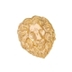 YLC-XZ-2523 Gold Brooch Personalized Lion Head Brooch Men's Party Chest Accessory