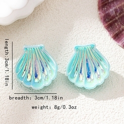 YLC-ES-2021 Blue Earrings
