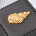 YLC-XZ-2583 Gold Brooch Creative Conch Brooch For Women Party Wear