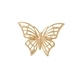 YLC-XZ-2486 Gold Brooch Minimalist Hollow Butterfly Brooch For Women