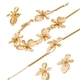 YLC-TZ-2302 Gold Set Vintage Butterfly Flower Jewelry Set For Women