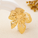 YLC-XZ-2228 Gold Brooch Retro Inlaid Flower Brooch Elegant Women's Party Accessory
