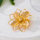 YLC-XZ-2310 Gold Brooch Retro Elegant Flower Brooch For Women