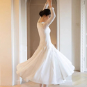 Elegant Lace Full-Skirt Umbrella Dress Formal Gown