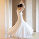 Elegant Lace Full-Skirt Umbrella Dress Formal Gown
