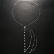 Elegant Pearl And Rhinestone Back Chain For Women
