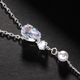 Elegant Pearl And Rhinestone Back Chain For Women
