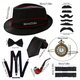 Vintage 1920S Party Ball Men's Set With Top Hat Pipe Pocket Watch Bow Tie