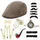 Vintage 1920S Party Ball Men's Set With Top Hat Pipe Pocket Watch Bow Tie