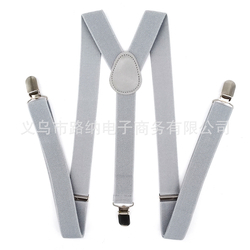 Men's Suspenders Grey