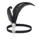 1920S Masquerade Feather Headband Gatsby Party Costume Accessory