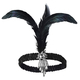 1920S Masquerade Feather Headband Gatsby Party Costume Accessory