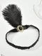 1920S Masquerade Feather Headband Gatsby Party Costume Accessory