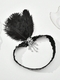1920S Masquerade Feather Headband Gatsby Party Costume Accessory