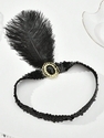 1920S Masquerade Feather Headband Gatsby Party Costume Accessory
