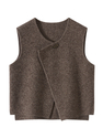 Round Neck Sleeveless Knit Vest Top