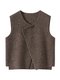 Round Neck Sleeveless Knit Vest Top