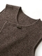 Round Neck Sleeveless Knit Vest Top
