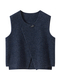 Round Neck Sleeveless Knit Vest Top