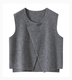 Round Neck Sleeveless Knit Vest Top
