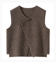 Round Neck Sleeveless Knit Vest Top