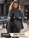 100% Wool Cape Top Women Thickened Autumn Winter Elegant Shawl Vest