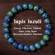 Handmade Crystal Bead Bracelet Vintage Round Stone