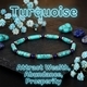 Handmade Crystal Bead Bracelet Vintage Round Stone