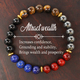 Handmade Crystal Bead Bracelet Vintage Round Stone