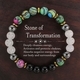 Handmade Crystal Bead Bracelet Vintage Round Stone