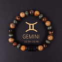 Sternzeichen-Tigerauge-Naturstein-Perlenarmband