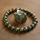 Natural Stone Rhombus Faceted Bead Bracelet For Men
