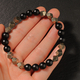 Natural Stone Rhombus Faceted Bead Bracelet For Men