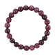8Mm kirschrotes Granat-Perlenarmband handgefertigter Kristallschmuck