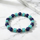 L2304-New Bracelet Natural Stone Beaded Bracelet Lapis Lazuli Blue Turquoise Square Beads