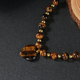 Natural Stone Heart Pendant Necklace For Women Adjustable Chain