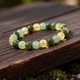 Yellow Crystal Bead Bracelet Natural Stone