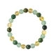 Yellow Crystal Bead Bracelet Natural Stone