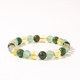 Yellow Crystal Bead Bracelet Natural Stone